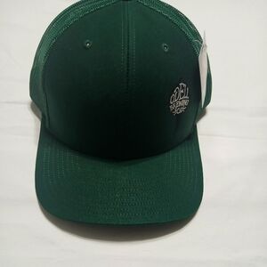 Green Structured‎ Baseball Hat with Embroidered Logo